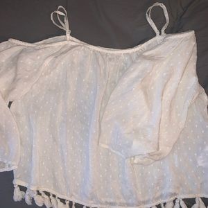 Off the shoulder shirt